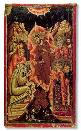 Descenso al infierno. Icono, Monasterio de San Catalina, Sinaí