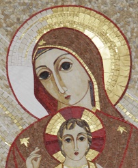 Detalle de la Virgen de la escala Detalle de la Virgen de la escala