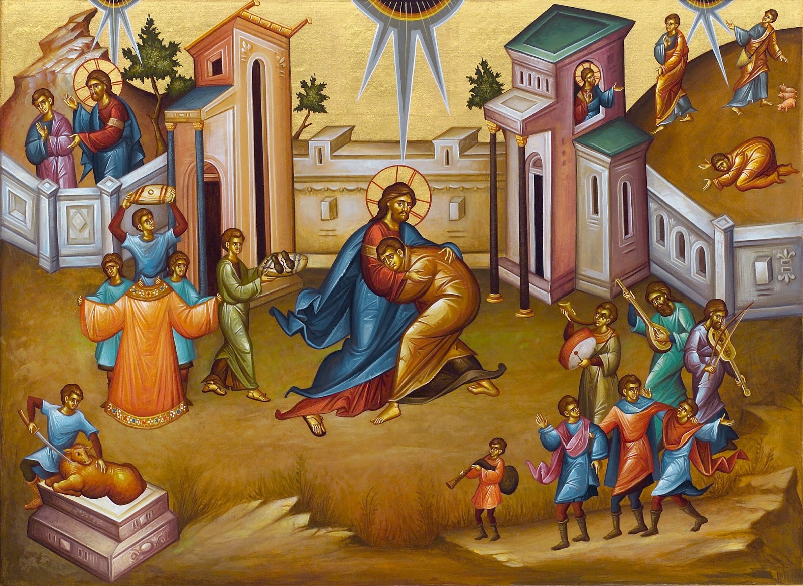 icono de la parábola del hijo pródigo icono de la parábola del hijo pródigo