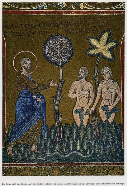 Expulsion-del-paraiso_Mosaico-de-la-Catedral-de-Madonna-Assunta_Montreal. Expulsion-del-paraiso_Mosaico-de-la-Catedral-de-Madonna-Assunta_Montreal.