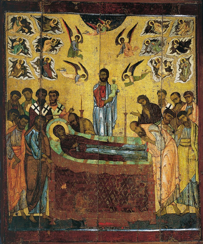 Asuncion-de-la-Santisima-Virgen-Maria_Comienzo-del-siglo-XIII_Novgorod_Galeria-Tretyakov