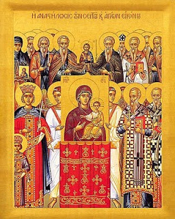 El triunfo de la ortodoxia Icono del Triunfo de la Ortodoxia