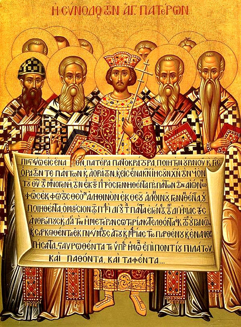 Concilio-de-Nicea(325)-con-texto-del-credo-niceno-constantinopolitano-del-Concilio-de-Constantinopla(381)_Rusia