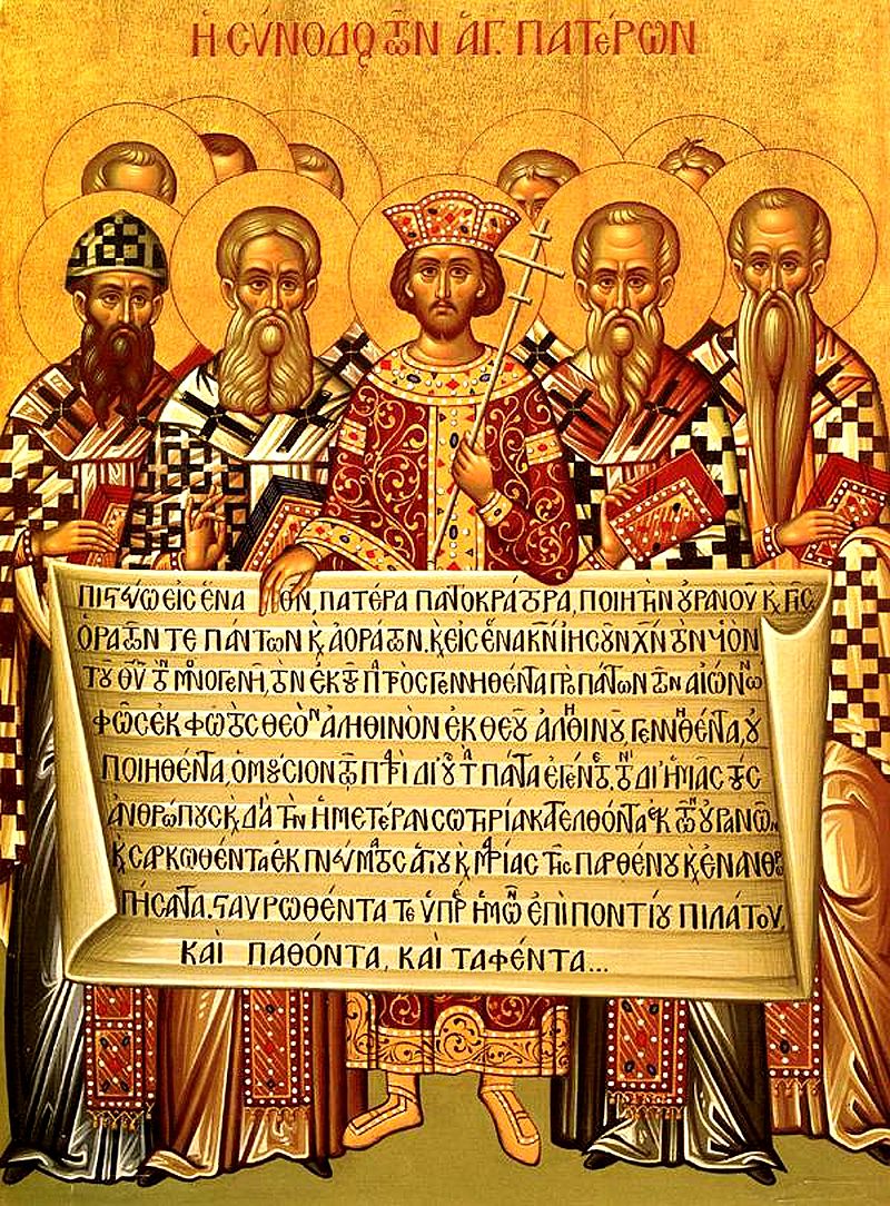 Concilio-de-Nicea(325)-con-texto-del-credo-niceno-constantinopolitano-del-Concilio-de-Constantinopla(381)_Rusia