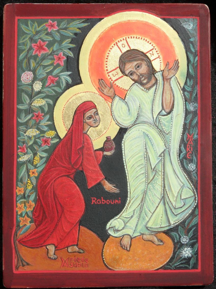María Magdalena lava los pies a Jesús