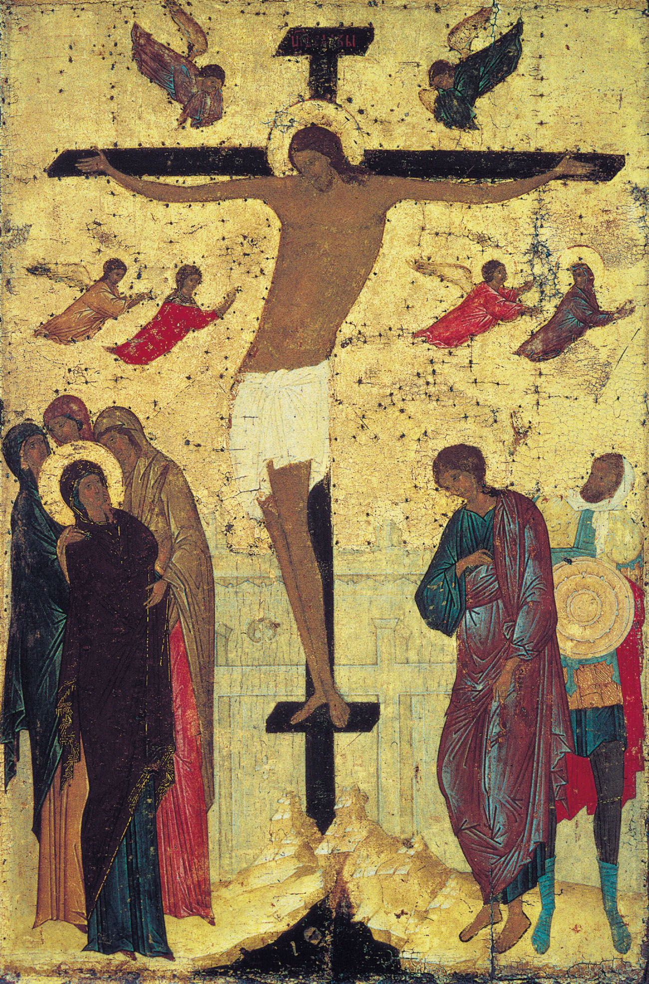 María Magdalena presente en la crucifixión