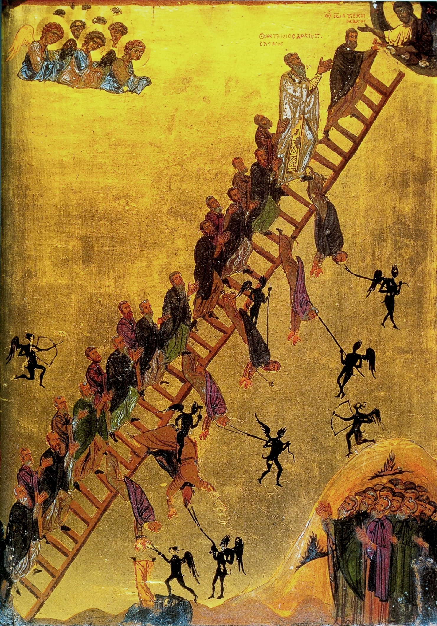 The_escalera_of_Divine_Ascent_Monastery_of_St_Catherine_Sinai_12th_century The_escalera_of_Divine_Ascent_Monastery_of_St_Catherine_Sinai_12th_century