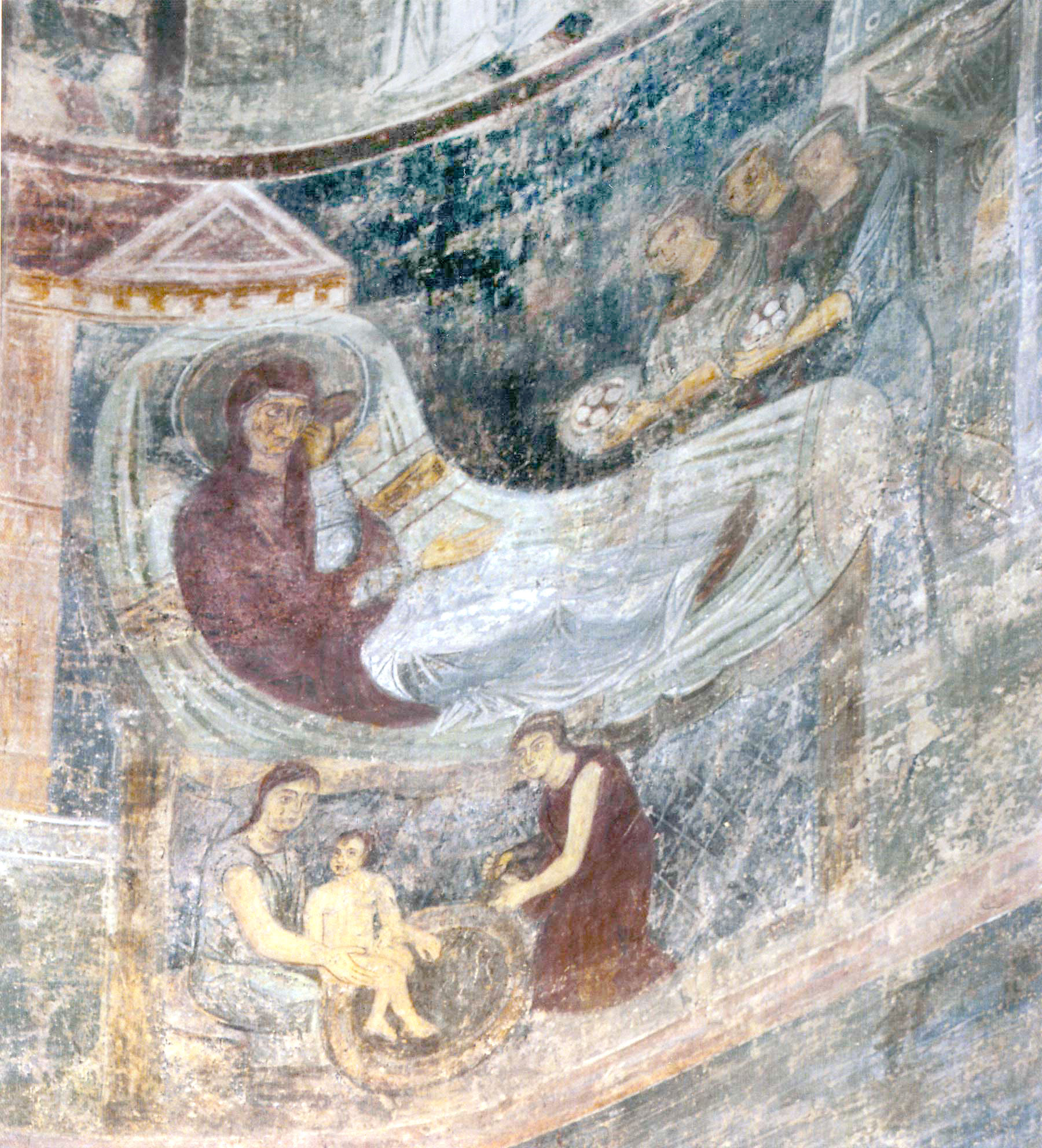 Natividad-de-Nuestra-Senora_Pintura-del-altar-sur-de-Santa-Sofia_Kiev_SigloXI Natividad-de-Nuestra-Senora_Pintura-del-altar-sur-de-Santa-Sofia_Kiev_SigloXI