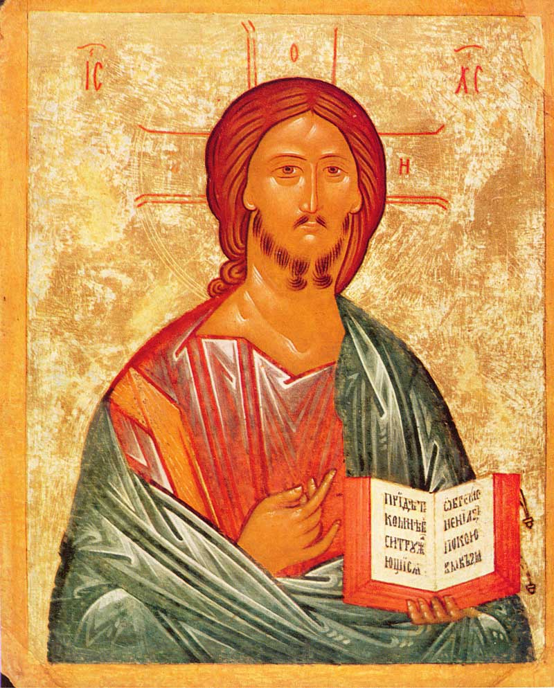 Icono típico de Cristo Pantocrátor