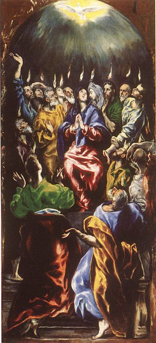 Pentecostés, El Greco Pentecostés, El Greco