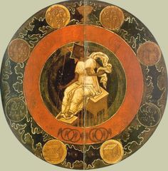 Detalle del icono La Sabiduría se ha hecho una casa