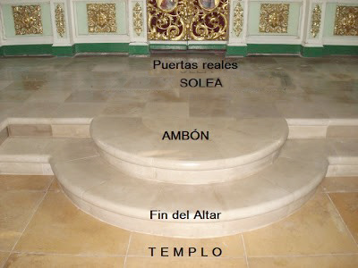 Solea_templo ortodoxo