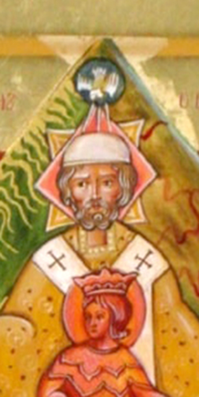 53.3.1.Detalle de La Providencia para la Salvacion (Crucifixion en el seno del Padre)